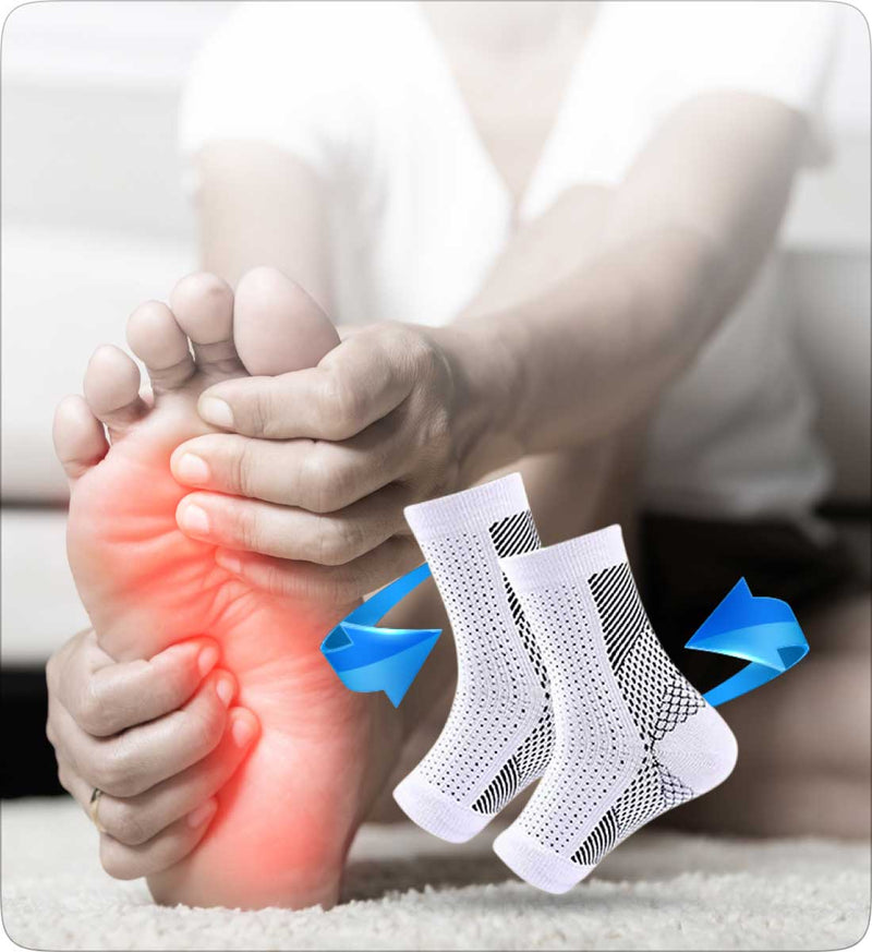 Calcetines compresivos para aliviar el dolor de pies